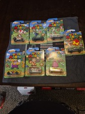 2016 Super Mario Hot Wheels Set Lot Of 7/8 NIB
