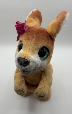 FurReal Mama Josie The Kangaroo 12  Interactive Toy Works Great! With 2 Babies