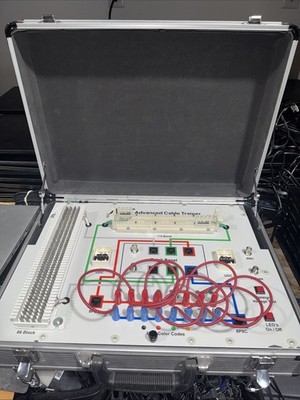 C-TECH NETWORK COPPER BASED SYSTEM ACT ADVANCED CABLE TRAINER Untested