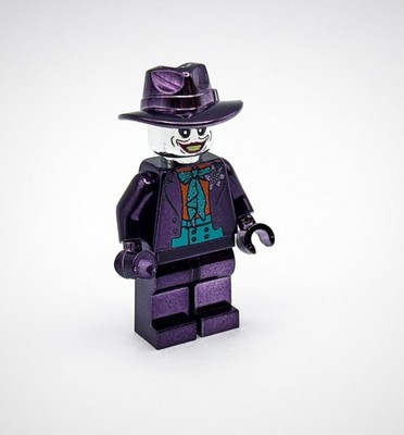 Lego Chrome Purple Plated Joker Minifigure DC Superhero + Joker