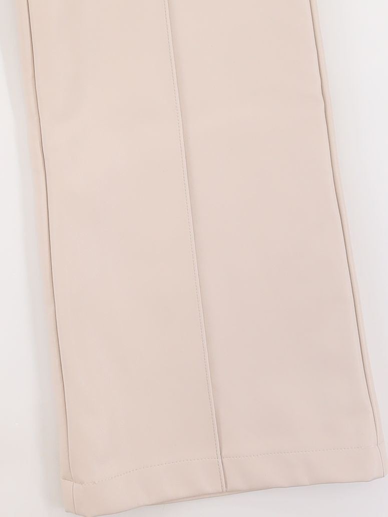 ALTRA Boa Pantalone Tuta Donna S Tan 100% Altro Pantalone Abito Gamba Larga