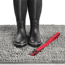 DogBuddy Dog Door Mat for Muddy Paws, Absorbent Microfiber Pet Rug, Waterproo...
