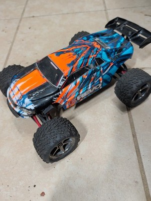 Traxxas 1/16 Mini E-Revo VXL Monster Truck Roller Slider Chassis Used