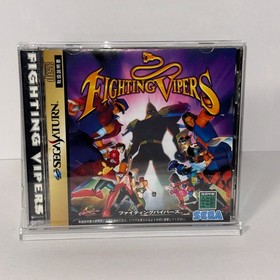 Fighting Vipers GS-9101 SEGA SATURN  CIB w/ Spine Card Japanese