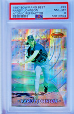 1997 Bowman's Best #93 Randy Johnson Atomic Ref. PSA 8 POP4