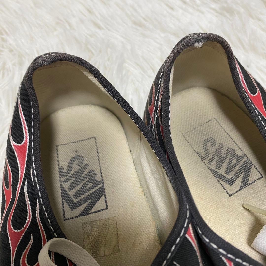 Men 8.5US Vans Authentic Fire Pattern Frame - image 8
