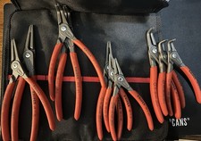 11 Piece Knipex Circlip Snap Ring Pliers With 4 Piece Pouch Forged German Made