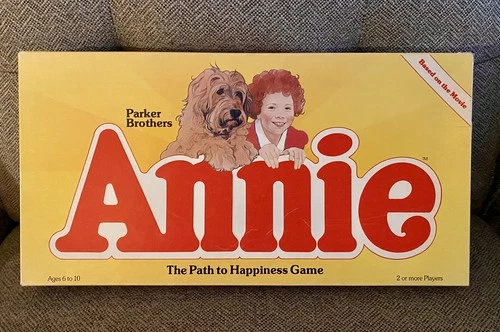 VTG Annie Board Game Parker Brothers 151 Complete 1981 TV Movie Path Happiness