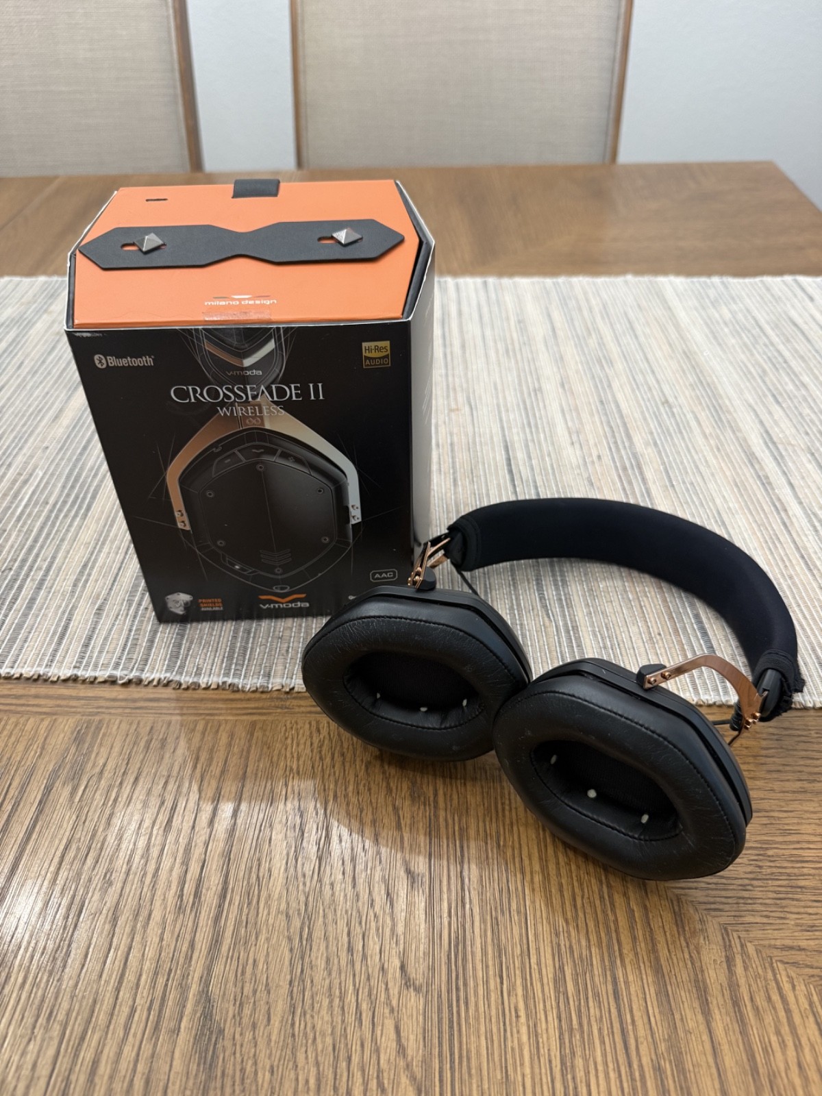 V-Moda Crossfade 2 Wireless Billboard Ed. Rose-Gold Codex Bluetooth Headphones