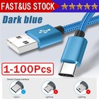 6-10 FT USB Type-C For iPhone 17/16/15 Cable Fast Charger Charging Data Cord Lot