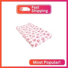 Hudson Baby Unisex Baby Changing Pad Cover, Blush Rose, One Size