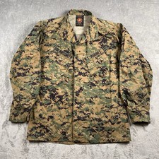 Military Shirt Sz M USMC Marine Combat Blouse Woodland Marpat Digital Camo MCCUU
