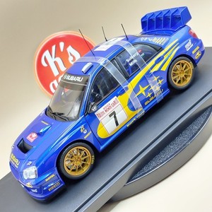 AUTOart 1/18 Subaru Impreza WRC 2003 Rally of Monte Carlo Silberg #7 80391