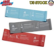 3-Pack Resistance Loop Bands Exercise Equipment Strong Durable Home Workout New