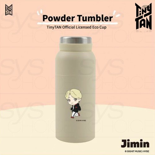 BTS TinyTAN Official Authentic Goods Powder Tumbler 350ml + Tracking Number - 第 8/8 張圖片