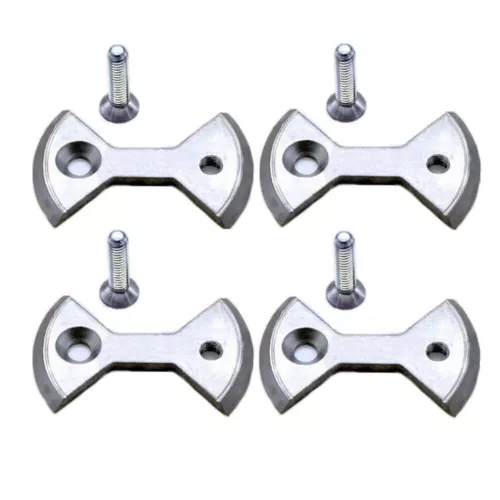 Titanium/Ti Pedal Plate/Bow Tie* 4pc for SpeedPlay Zero&Ultra Light Action - Picture 8 of 17