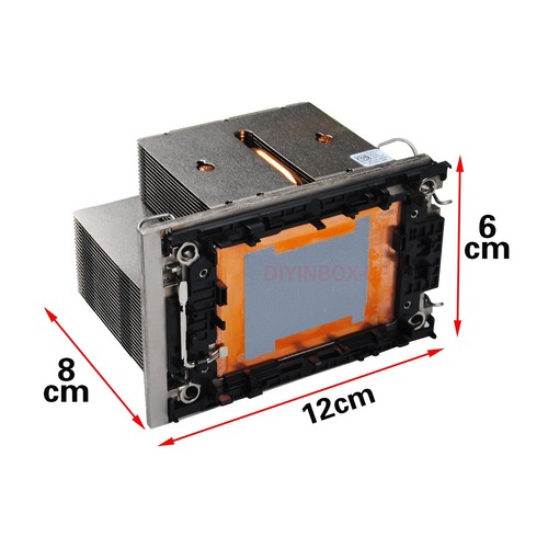 Wysokowydajny radiator 8F34X 08F34X - Dell PowerEdge R550 R750XS R750XA - Zdjęcie 17 z 17