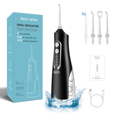 Cordless Water Flosser Dental Oral Irrigator Water Floss Pick Teeth Cleaner New