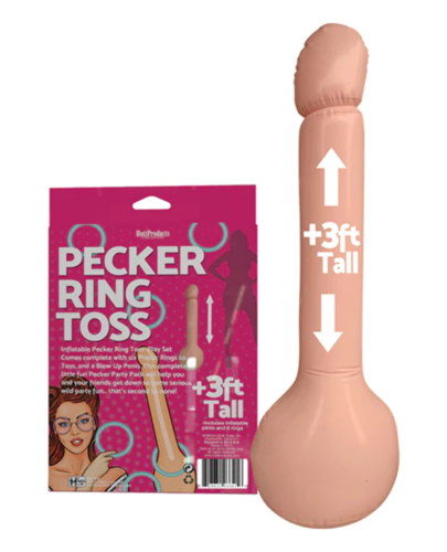 Inflatable Pecker Ring Toss (3 Ft) - Picture 1 of 2