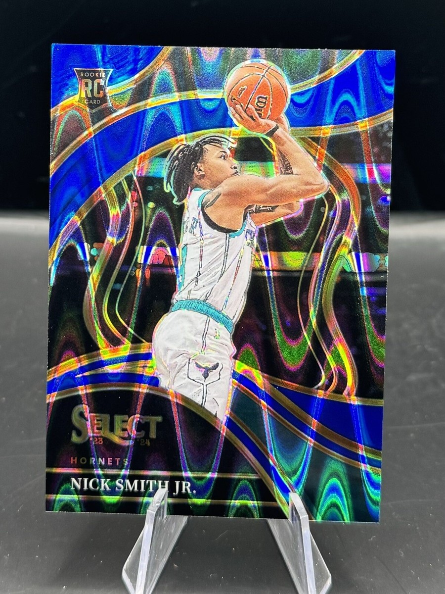 2023-24 Panini Select Courtside Blue Tectonic Prizm /99 Nick Smith