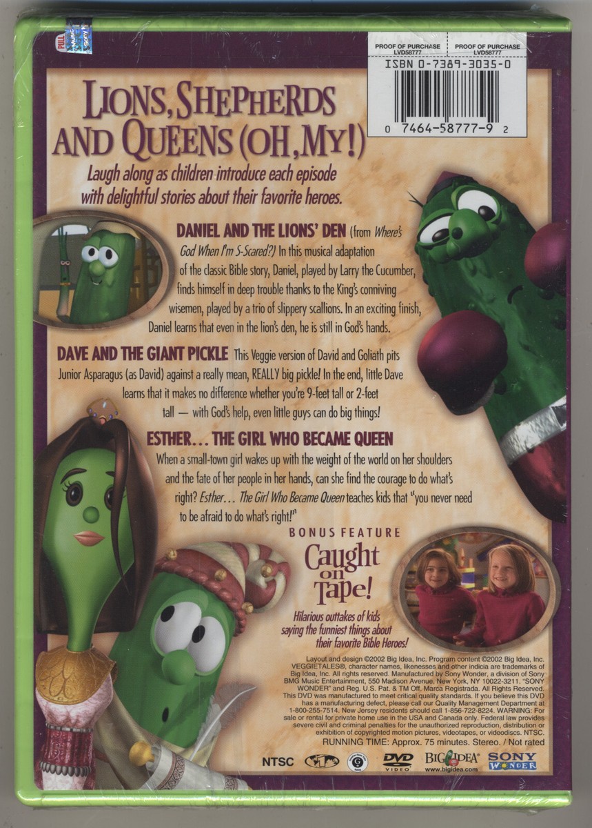 VeggieTales - Heroes of the Bible: Lions, Shepherds and Queens (Oh