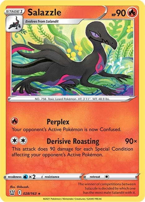 Salazzle 028/163 Swsh05: Battle Styles