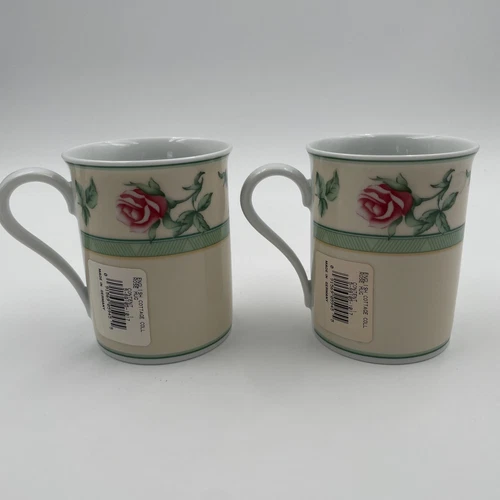 Wedgwood English Cottage Rose Mug with Handle Set of 2