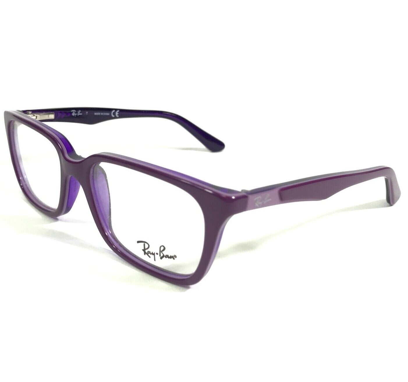 Ray-Ban RB1532 3589 Kids Eyeglasses Frames Purple Square Full Rim 47-15-125