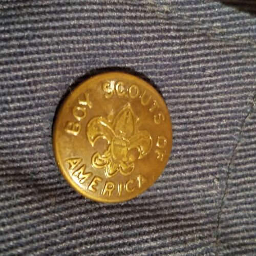 Vintage Boy Scouts Uniform NAVY Pants TALON ZIPPER Union Made In USA 24 x 23 - Picture 3 of 9