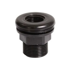 RA LIFEGARD AQUATICS Double Threaded Bulkhead - 1/2"