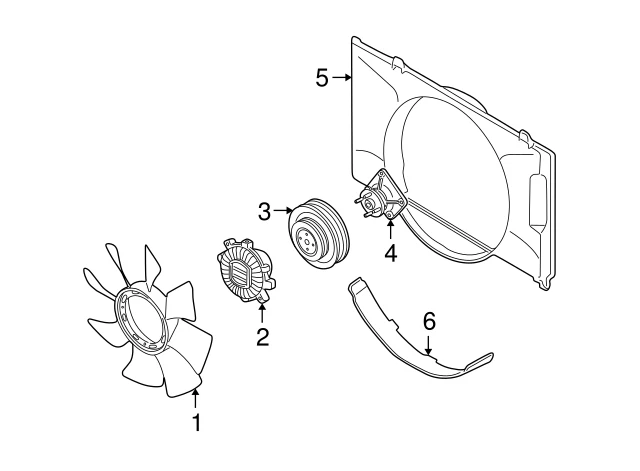 MITSUBISHI OEM Genuine Fan, Cooling MD356866 | eBay
