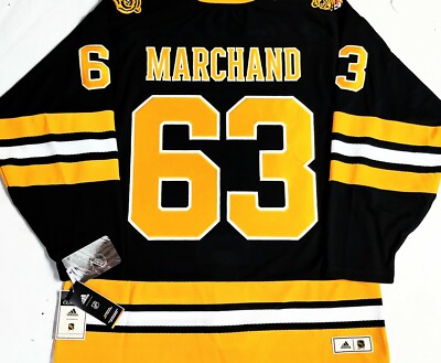 RETRO-NWT-PRO-60 BRAD MARCHAND BOSTON BRUINS NHL CLASSIC ADIDAS