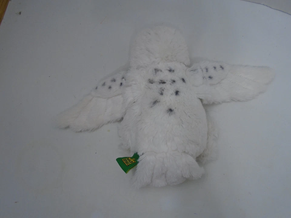 Peluche Wild Republic K & M Búho Nieve Peluche Blanco Suave 8 pulgadas Realista  Foto 2 de 3