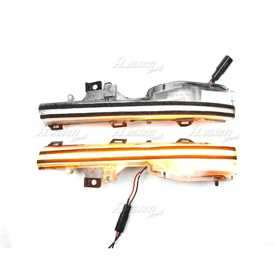 Luz de señal de giro de espejo LED secuencial transparente para 19-24 ES350 IS350 RC350 UX200 Foto 3 de 4