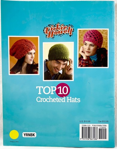 2012 Vickie Howell Top 10 Crocheted Hats Pattern Book 10 Designs 15643 - Picture 9 of 9