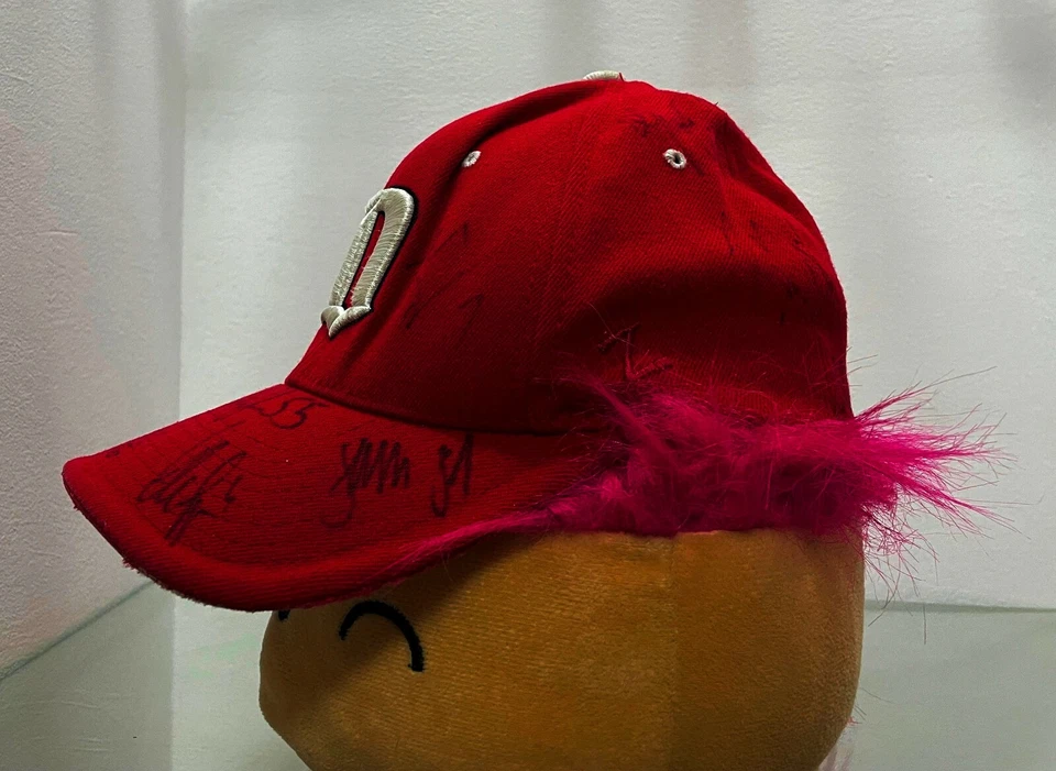 DETRIOT RED WINGS ALL SQUAD SIGNED ZEPHYR BRAND SIZE S NHL HOCKEY CAP - Image 2 of 4