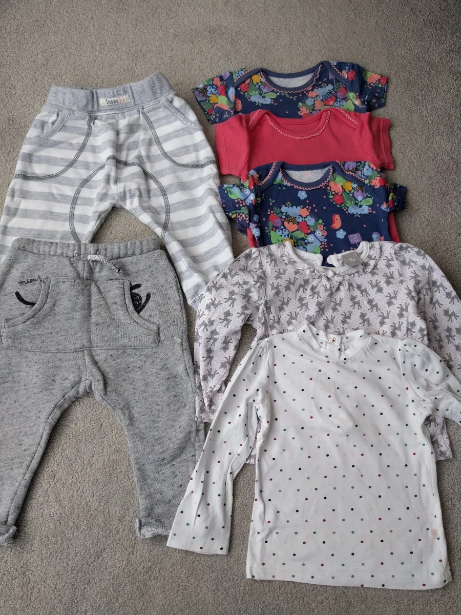 Baby girls clothes bundles 6 9 months Zara Tu Disney