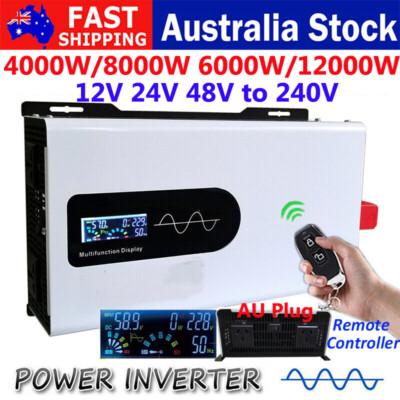8000W 12000W Pure Sine Wave Inverter Solar Off Grid 12V 24V 48V to 240V ...