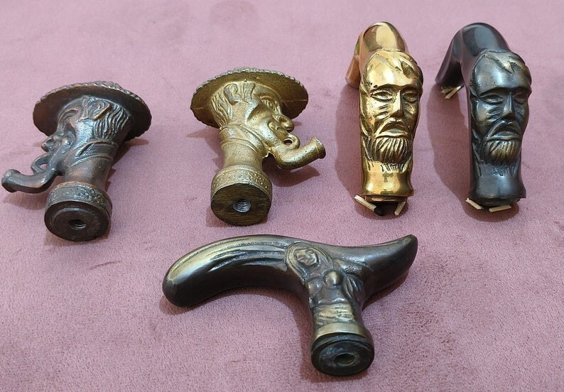 Antique Designer Solid Brass Handle Only For Wood… - image 1