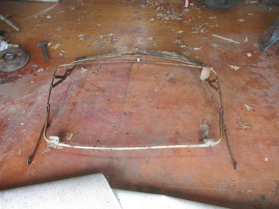 Conjunto de cuadro superior Jaguar XK 140, XK120 (parte superior blanda), SIN barra de capó Foto 2 de 4