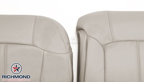 00-02 Chevy Tahoe 4x4 2x4 Z71 LT - Fundas de asiento de cuero completas del lado del conductor bronceado - Imagen 7 de 11