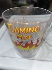 Simpsons “Flaming Moe” Universal Studios Moe's Tavern, Acrylic Cup, Made In USA