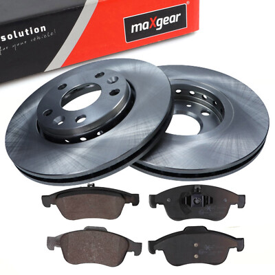 MAXGEAR Bremsscheiben Bremsbeläge Vorne für DACIA DUSTER RENAULT MEGANE