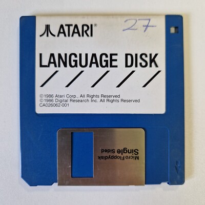 ATARI ST STF STFM STE MEGA - ST BASIC METACOMCO INTERPRETER COMPILER SOFTWARE