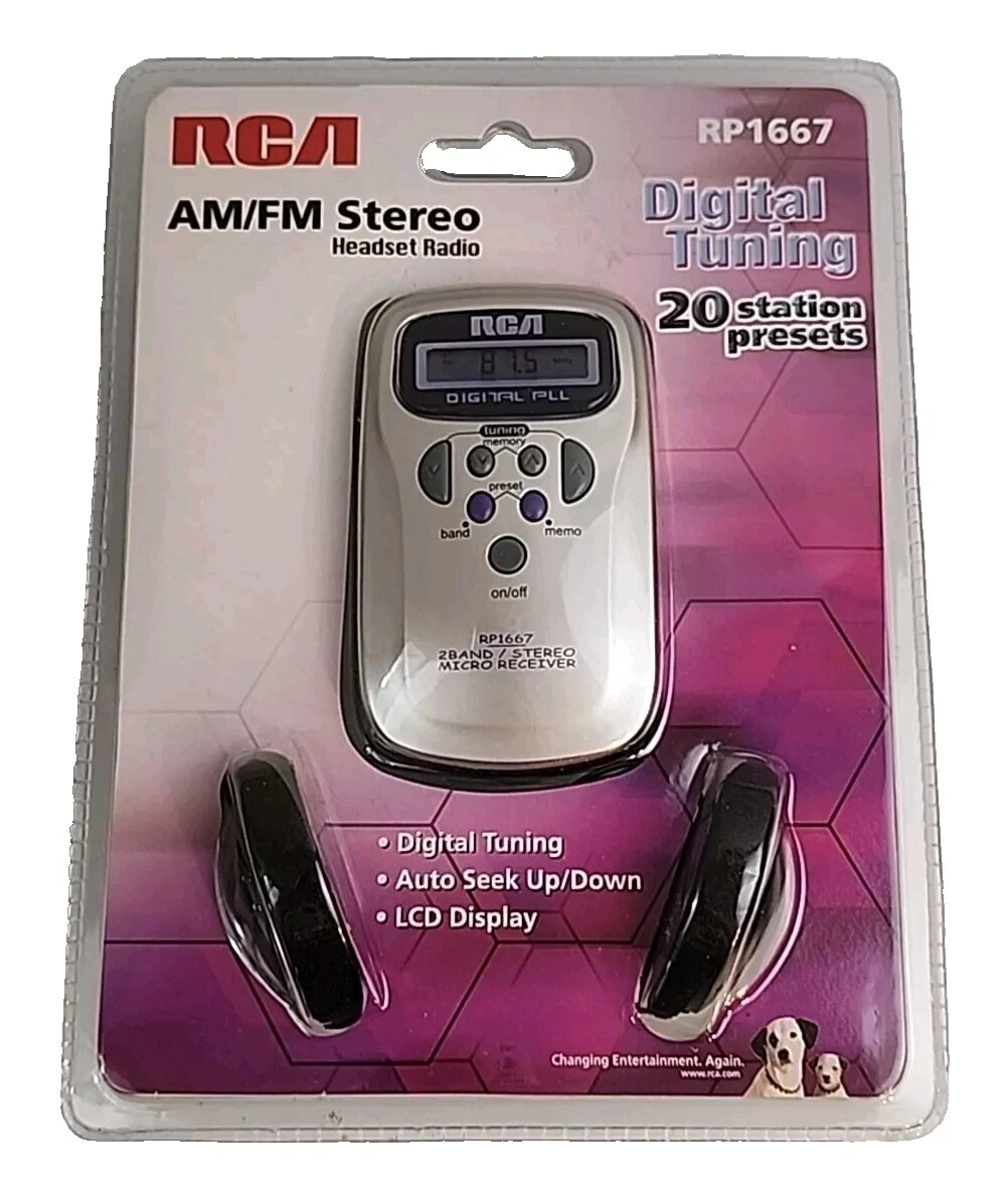 RCA Headset Portable AM/FM Radios