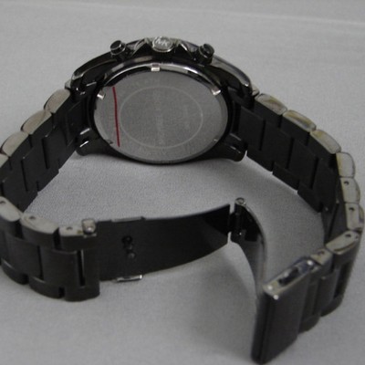 MICHAEL KORS BLAIR BLACK S/STEEL, CHRONO. CRYSTAL GLITZ WATCH MK5686 MICHAEL KORS BLAIR BLACK S/STEEL, CHRONO. CRYSTAL GLITZ  main image 2