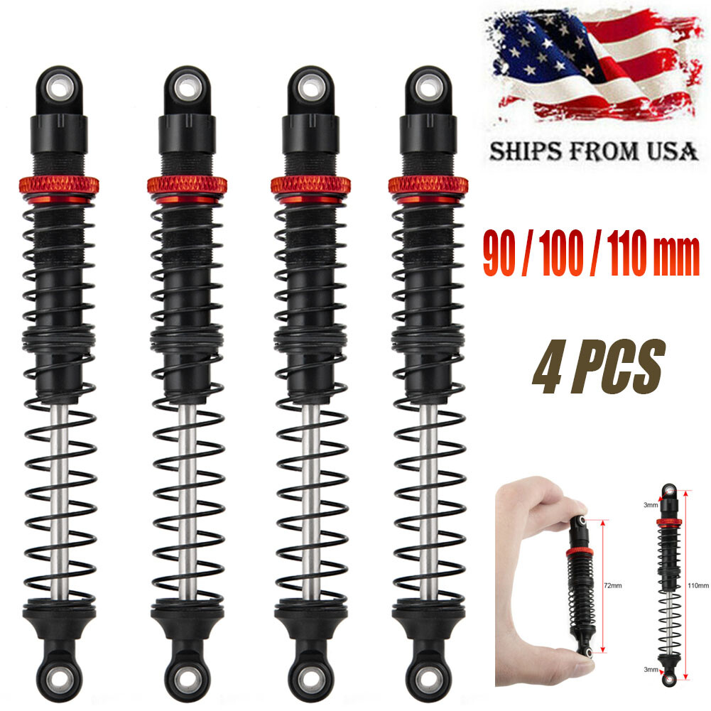 RC Shock Absorber Oil Shock Absorber 90-120mm For 1&sol;10 SCX10 WRAITH TRX4 90046