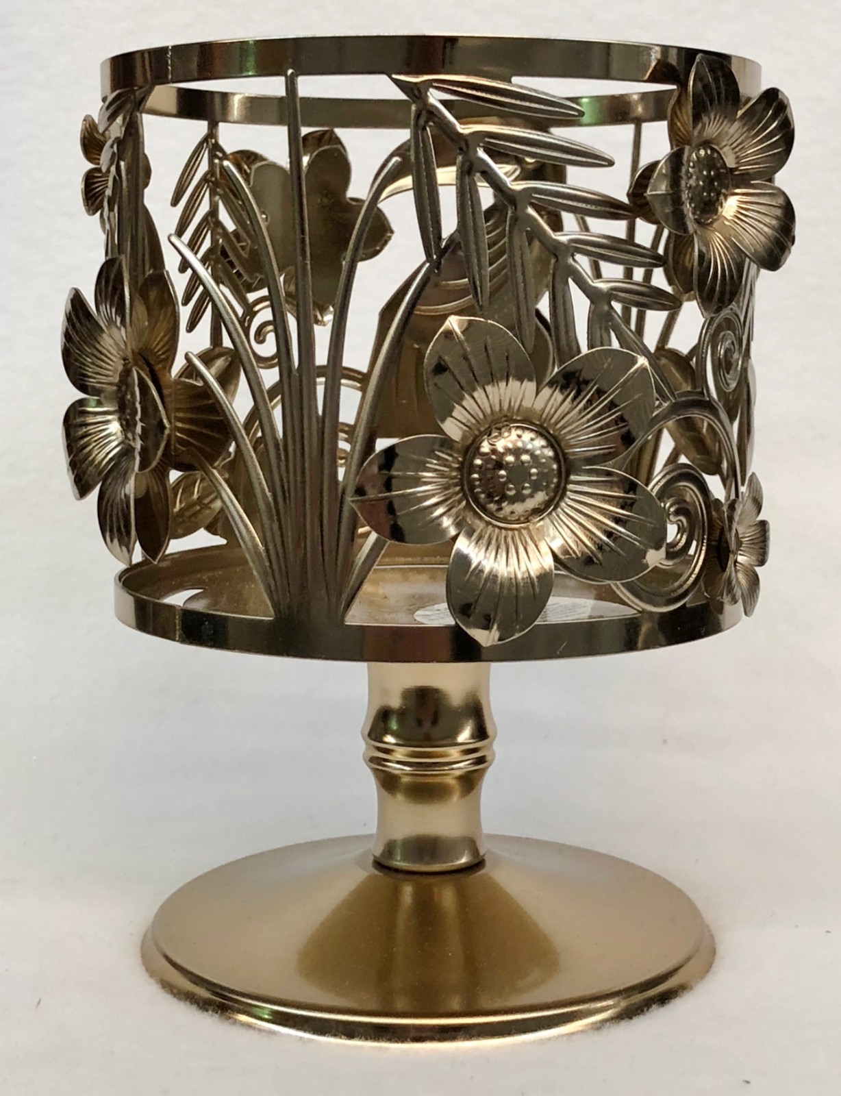 1 Bath Body Works TOUCAN PEDESTAL Flower Large 3-Wick Candle Holder ...