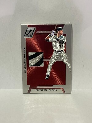 2005 Zenith Jersey Patch PRESTON WILSON (3-color patch)