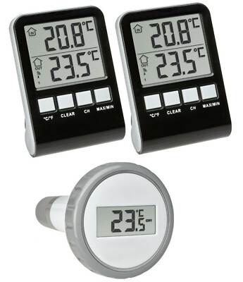 TFA 30.3067.10.99 Funk Poolthermometer Palma Mega Schwimmbadthermometer digital